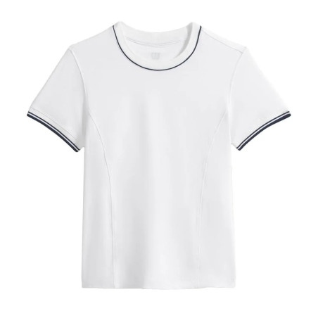 Wilson Camiseta Team Seamless Blanco Mujer