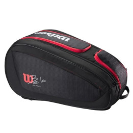 WILSON PALETERO BELA V3 PADEL NEGRO & ROJO