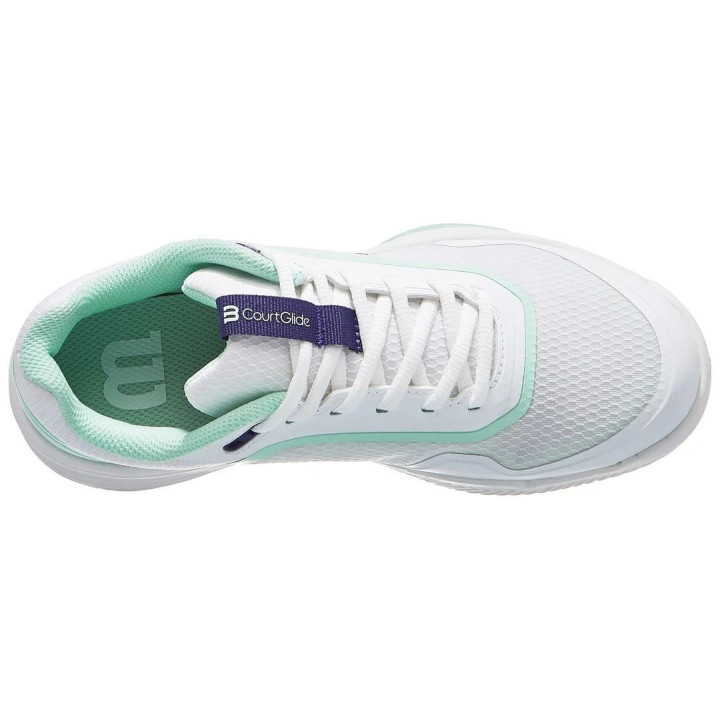 WILSON ZAPATILLAS MUJER COURTGLIDE BLANCO/VERDE