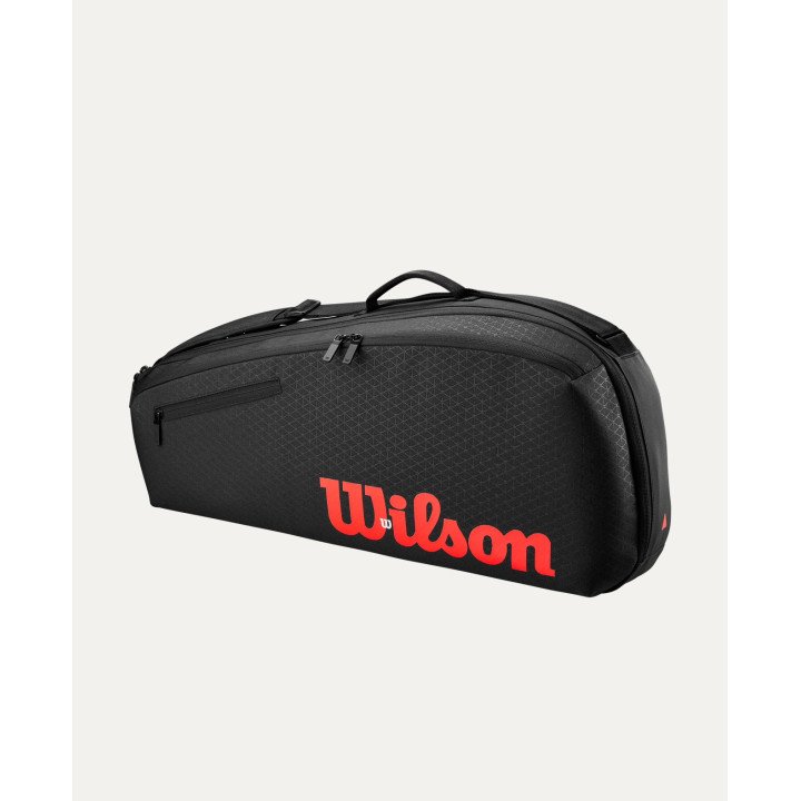 WILSON CLASH V3 3PK RACQUET BAG Black/Infrared