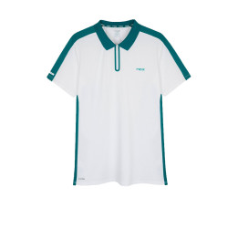 NOX POLO HOMBRE PRO BLANCO/IVY VERDE
