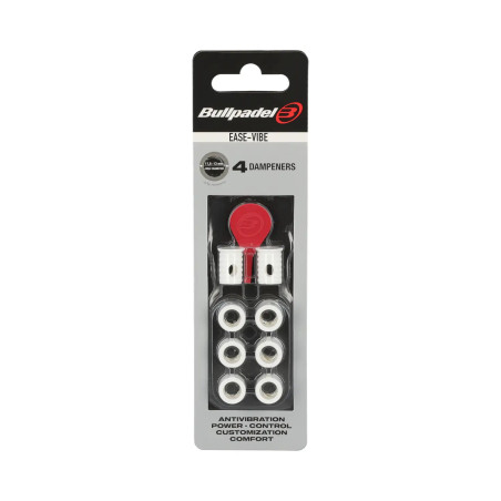 BULLPADEL ANTIVIBRADORES DAMPE BLANCOS