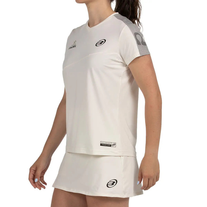 BULLPADEL CAMISETA MUJER PAMPAN CRUDO