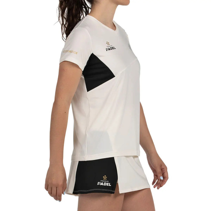 BULLPADEL CAMISETA MUJER PAMPAN CRUDO
