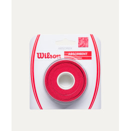 WILSON ABSORBX OVERGRIP PADEL 3 PACK ROJO