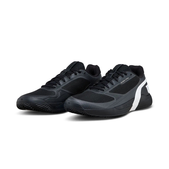 WILSON RUSH PRO 5 CLAY  NEGRO BLANCO