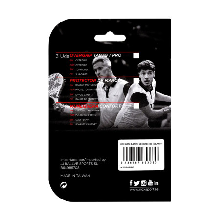 NOX MUÑEQUERAS ROJAS LOGO BLANCO