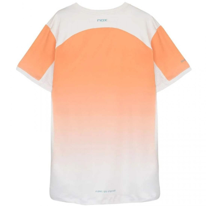 NOX CAMISETA HOMBRE PRO MOCK NARANJA DEGRADADO
